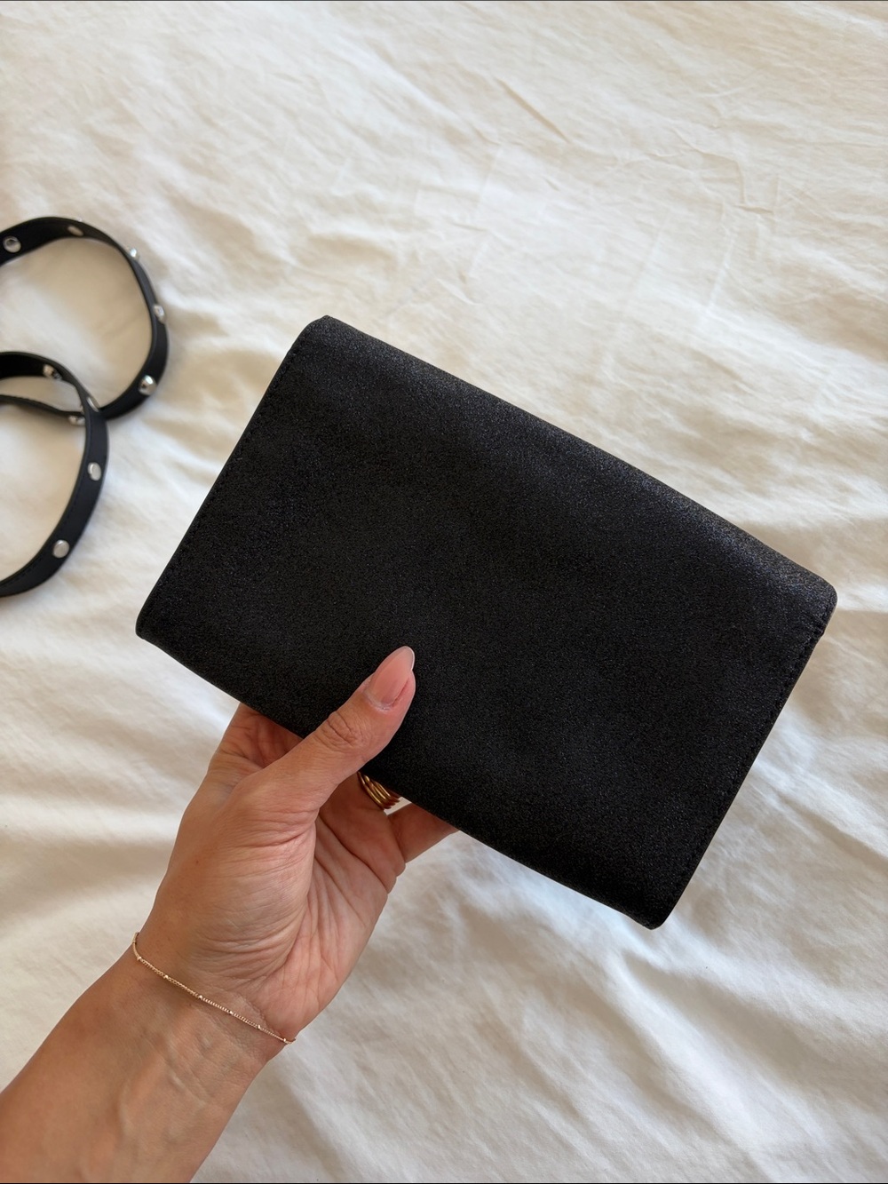 AllSaints Black Crossbody with Studded Strap - Picture 7 of 11